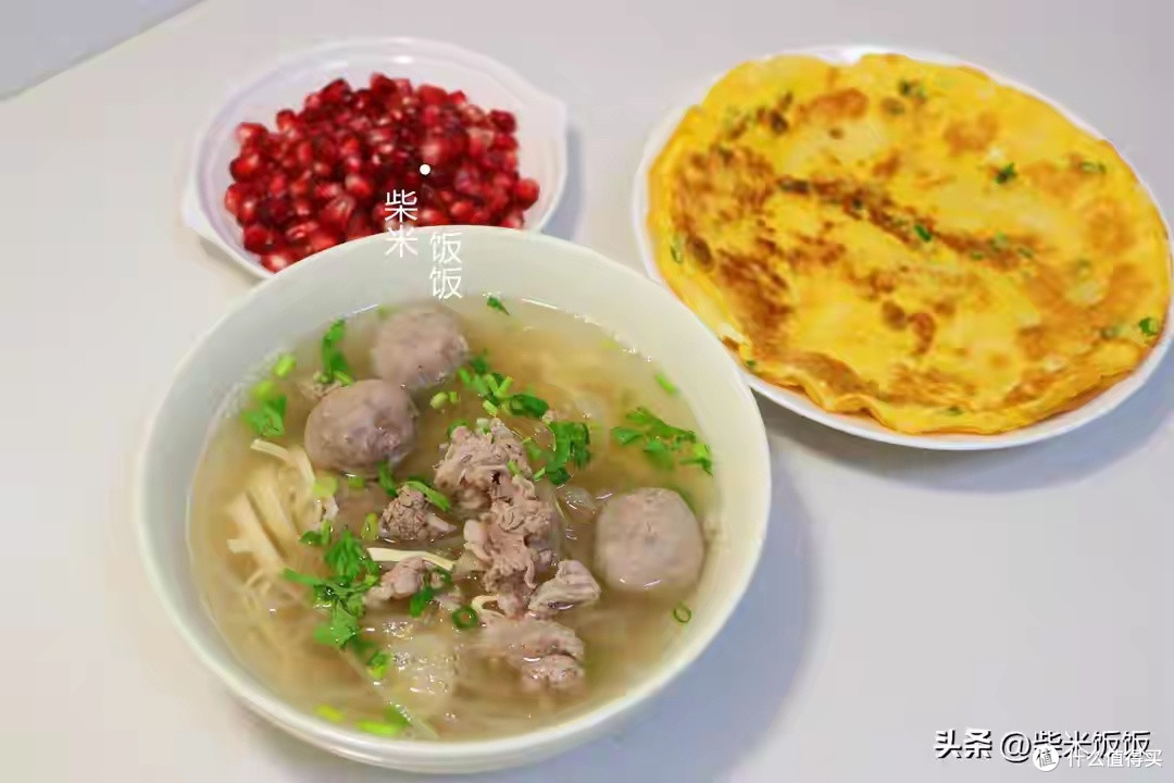 十分钟搞定鸡蛋饼配牛肉汤