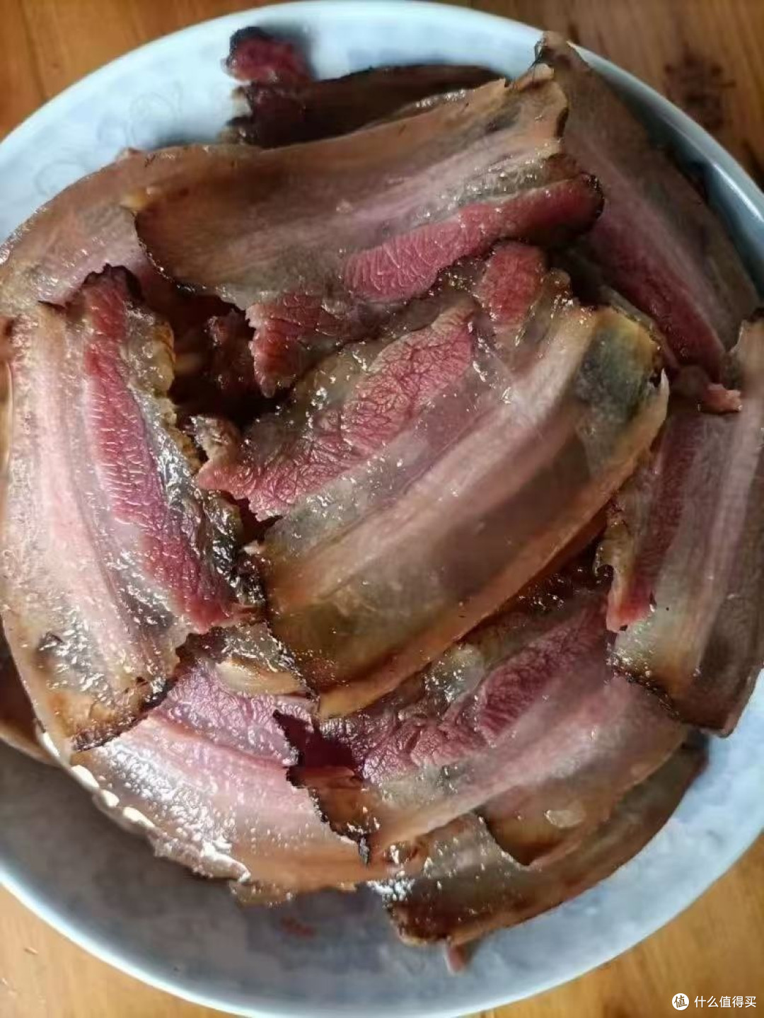 贵州土猪五花腊肉，松柏柴火慢熏