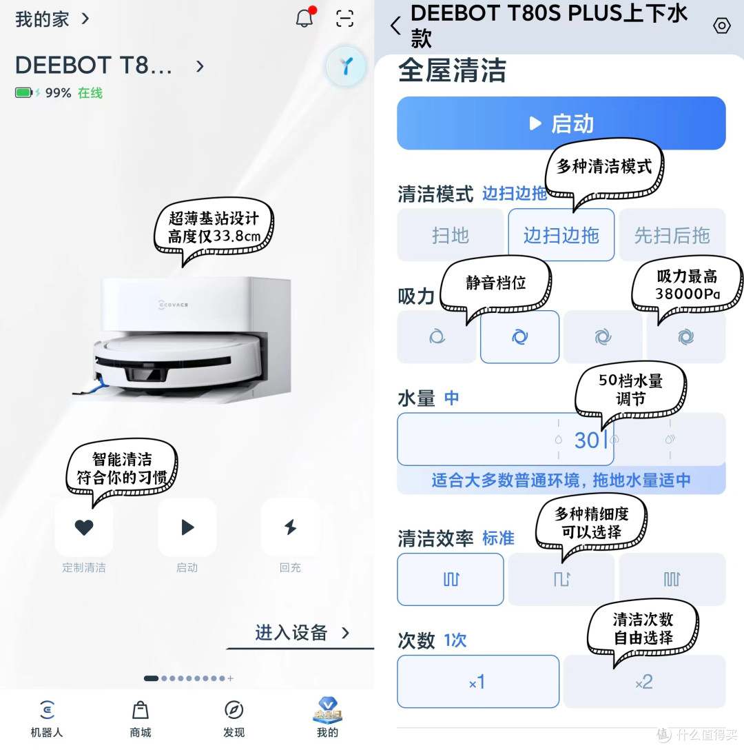 2K+价位越级体验!科沃斯T80S PLUS洗地机器人,把旗舰技术平民化