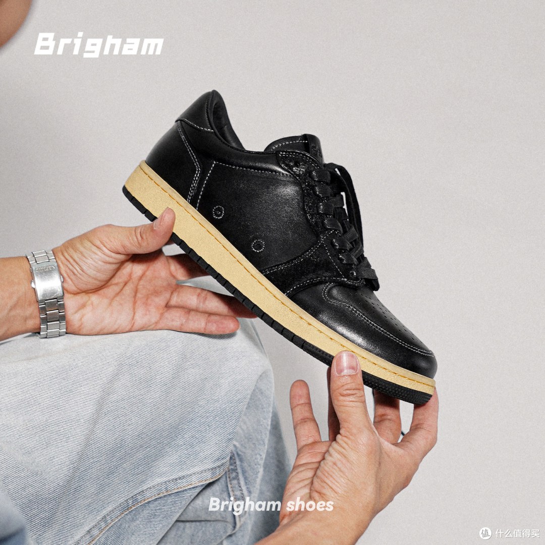 Brigham黑乔马皮板鞋:空胶工艺到底是什么?马皮鞋该怎么养?