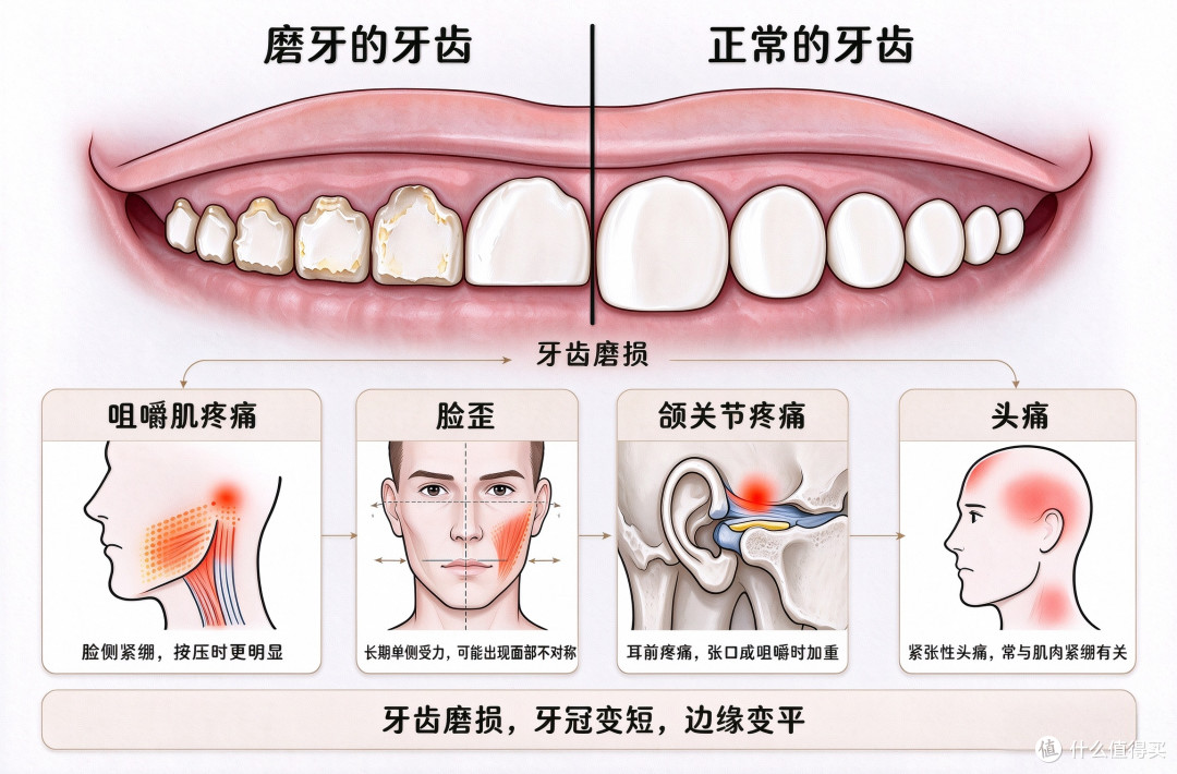 枕头边的嘎吱声:磨牙的5个冷知识与个护避坑