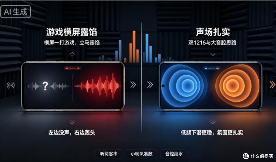 3000元神机外放翻车?一横屏就跑偏,顶部听筒竟是凑数货!