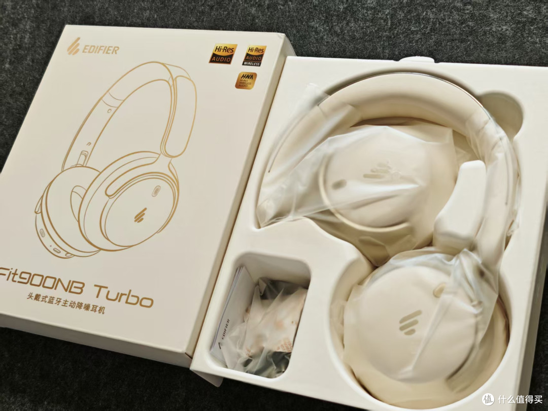 漫步者 Fit900NB Turbo |百万爆款升级,把 AI 办公装头戴耳机