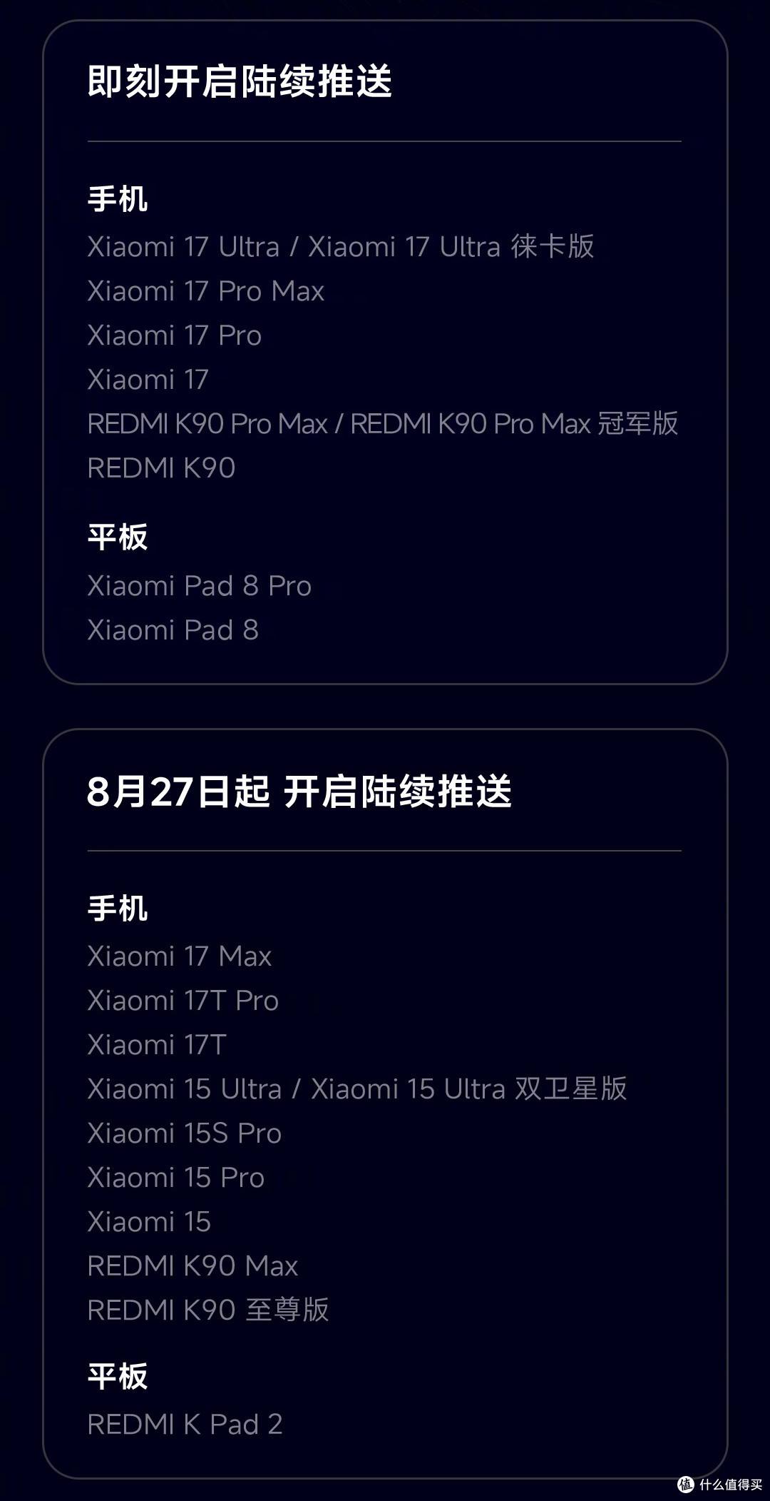 这些小米手机,官方正式确定无缘澎湃OS4!