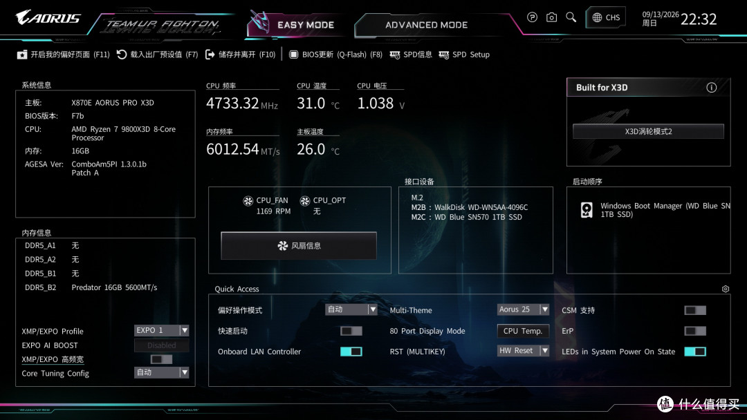 存储涨上天?别怕!用 9800X3D + 技嘉 X870E AORUS PRO X3D