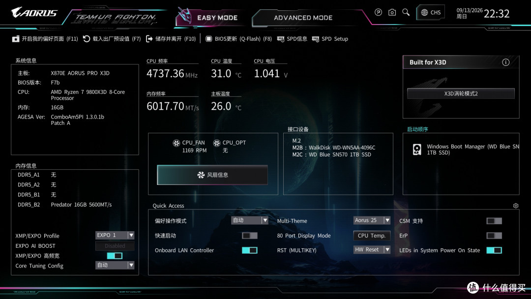 存储涨上天?别怕!用 9800X3D + 技嘉 X870E AORUS PRO X3D