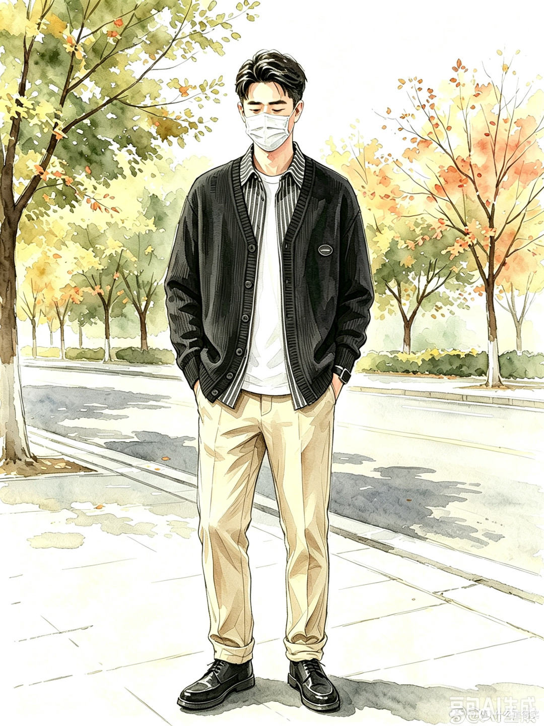 初秋男装衬衫的搭配实践