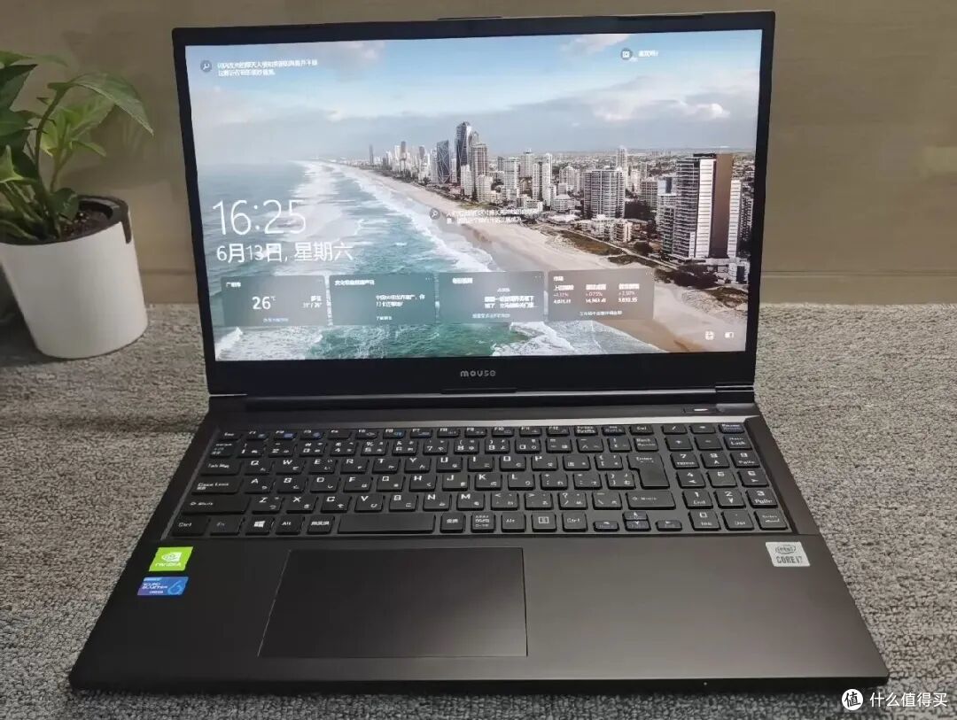 MOUSE K5商务本,i7 10750H+MX350,轻度场景性能够用