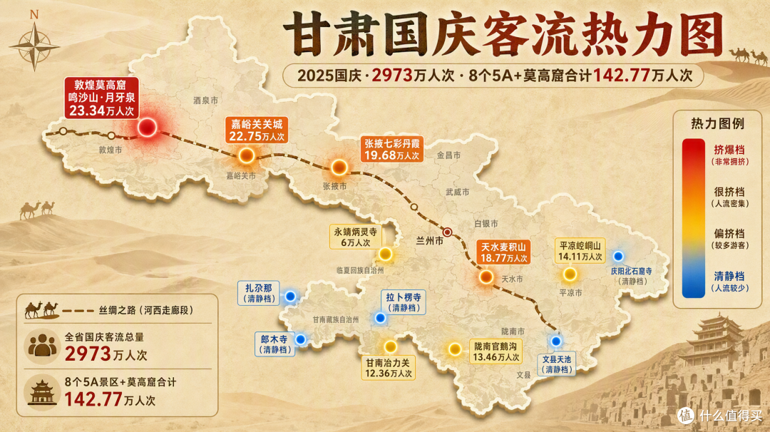 国庆甘肃：莫高窟挤到抢票，陇南甘南却空无一人