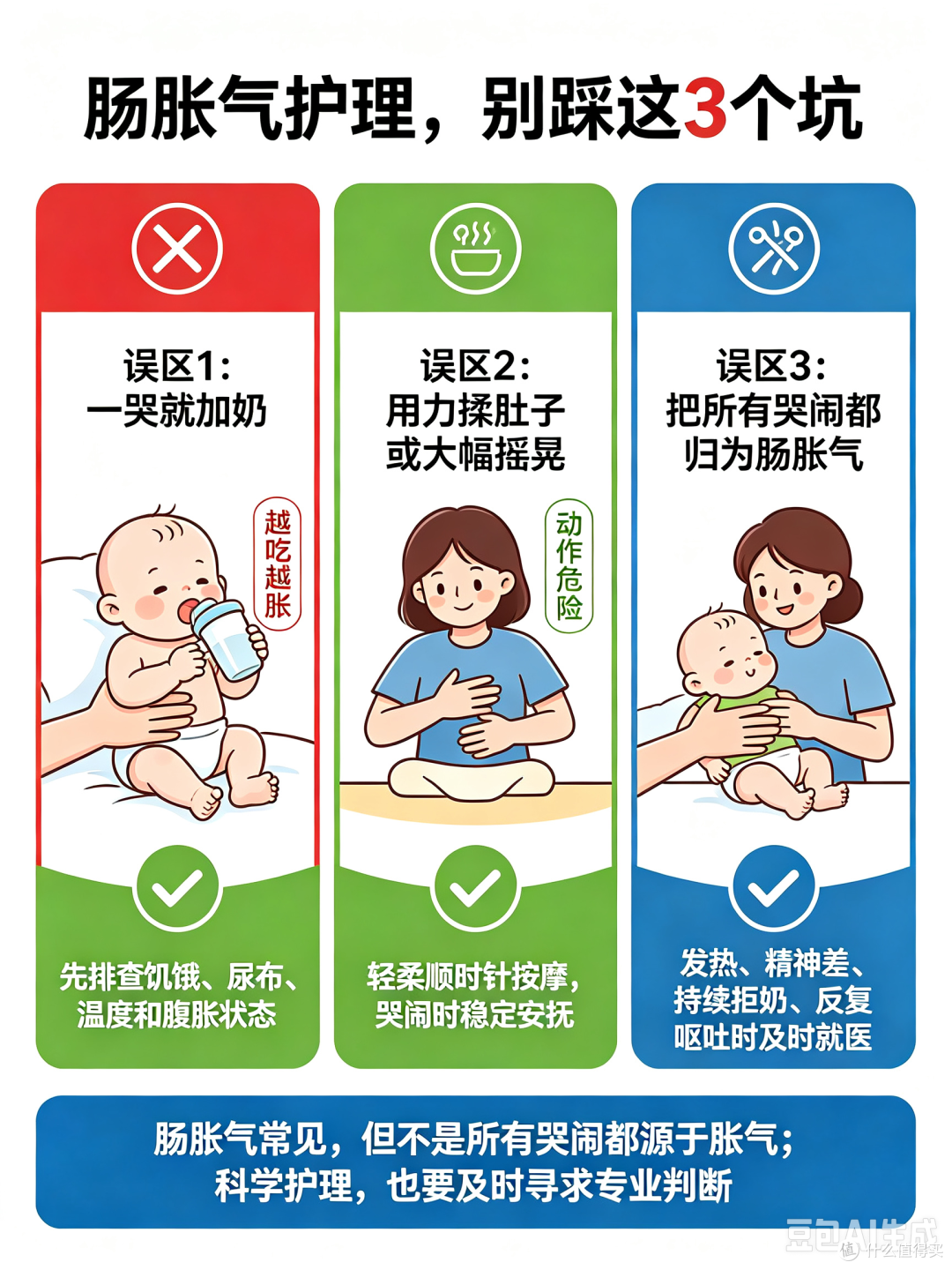 宝宝深夜莫名哭闹、肚子鼓鼓的?亲历肠胀气:新手爸妈别硬扛!