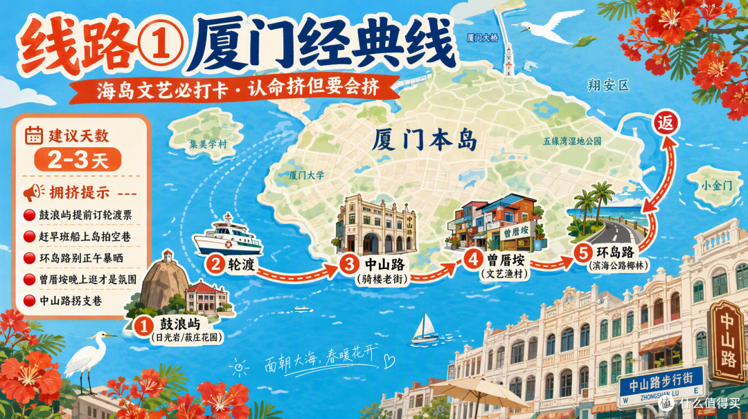 国庆福建:鼓浪屿挤到限流,闽西闽北却空得能听见风声