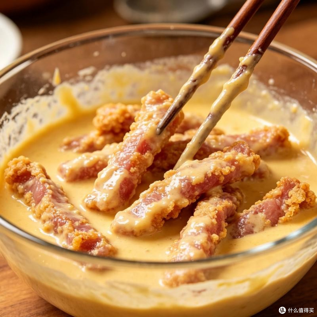 在家炸小酥肉总回软,掌握面糊配方,外焦里嫩吃不腻