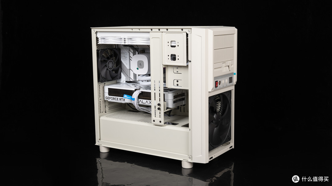 银昕FLP03复古壳装机：9850X3D+华硕ROG B850小吹雪+影驰RTX 5080