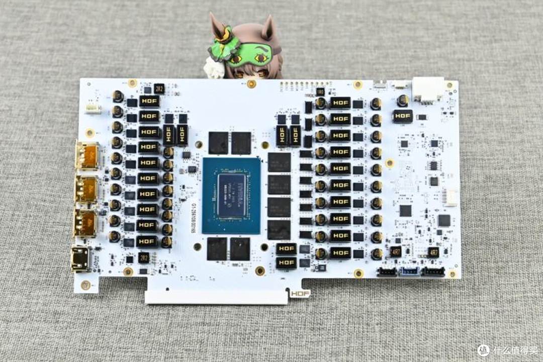 RTX 5080 HOF Deluxe-X PCB正面