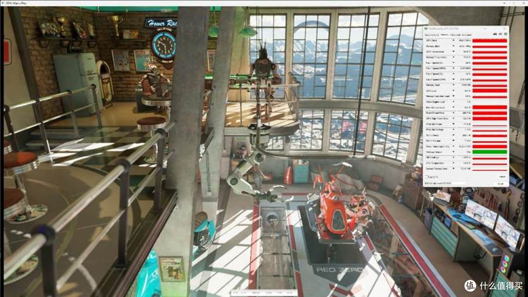 3DMARK speed way窗口循环10分钟69.6/76度