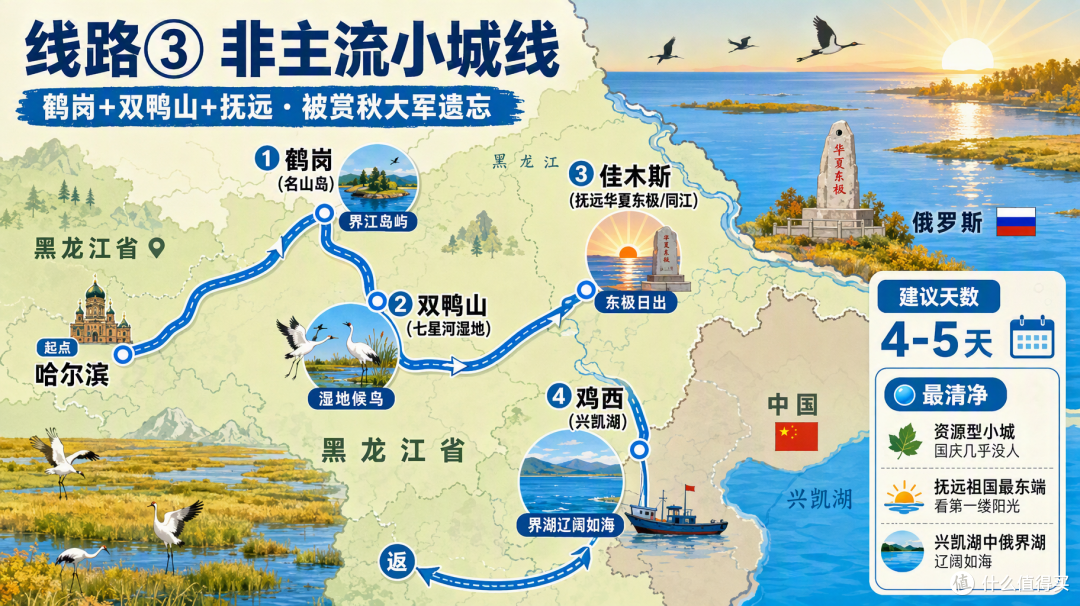 国庆黑龙江:不是冰天雪地,是五花山赏秋,人还没想象多