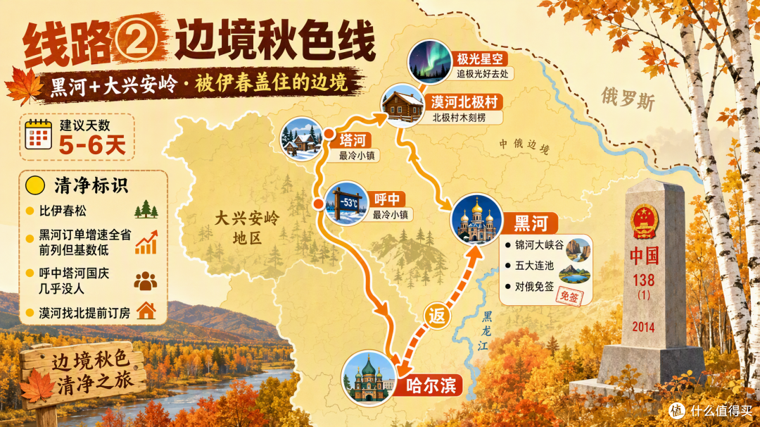 国庆黑龙江:不是冰天雪地,是五花山赏秋,人还没想象多