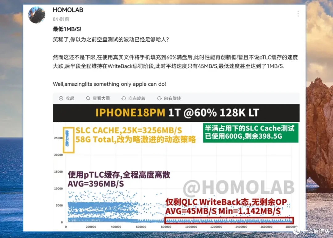 只有苹果敢这么干？iPhone 18 Pro 1TB版本被爆混用QLC闪存颗粒