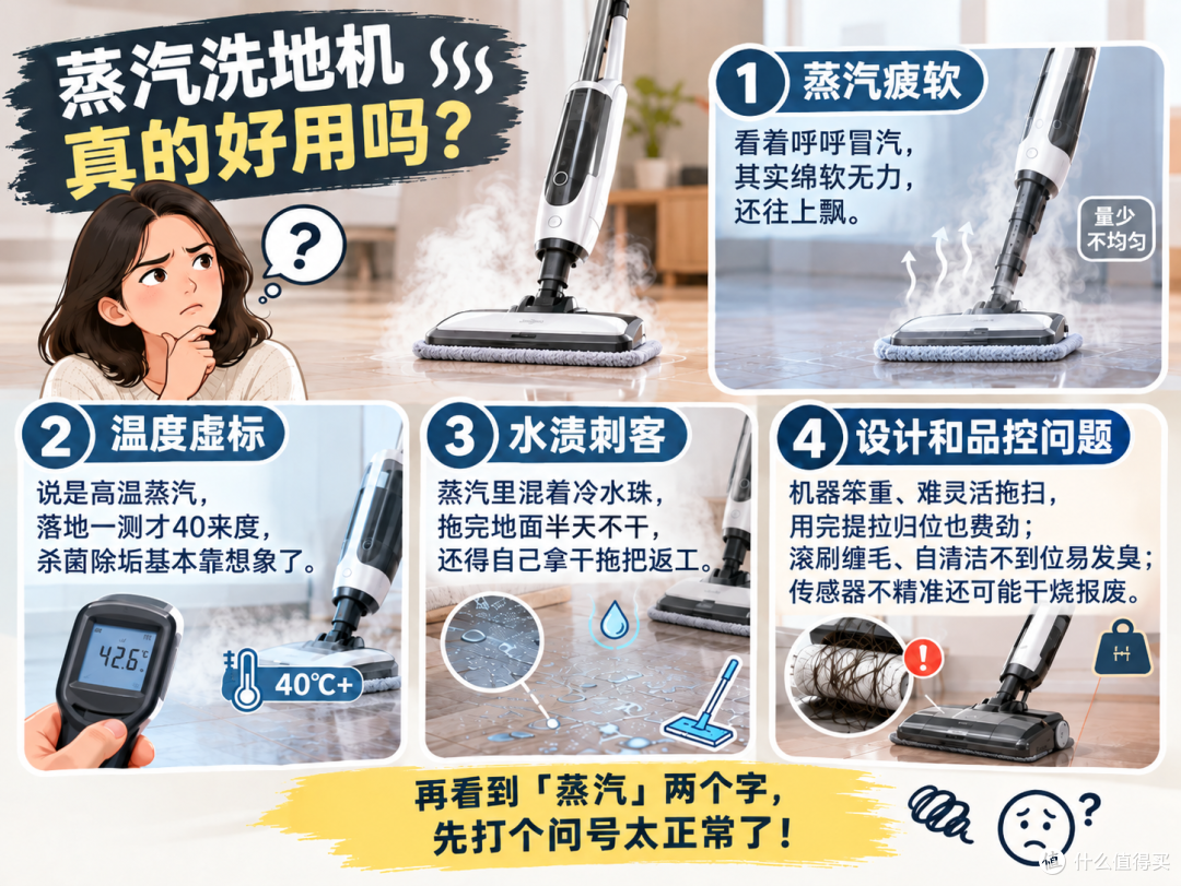 洗地机别乱买,先把云鲸S3 Steam的「热、大、稳」搞明白!