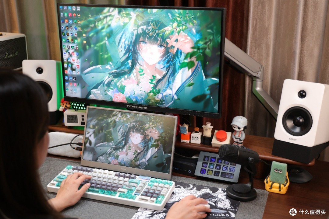 300元价位真香警告!盛色D1便携屏:我把移动双屏工位揣进包里了