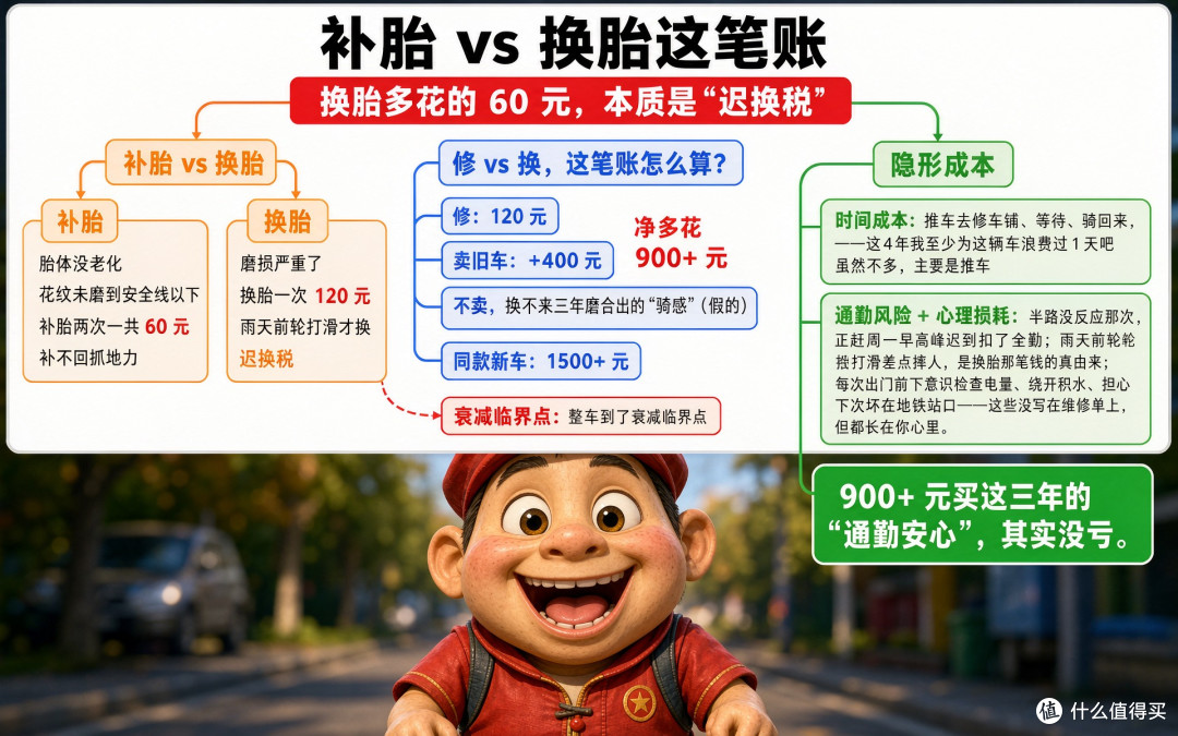 骑了四年的通勤电动车又坏了:修第三次,还是换新车?我算了笔账