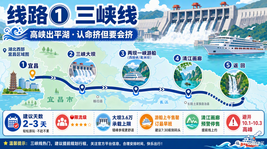 国庆湖北:三峡大坝挤到限流,恩施却空无一人