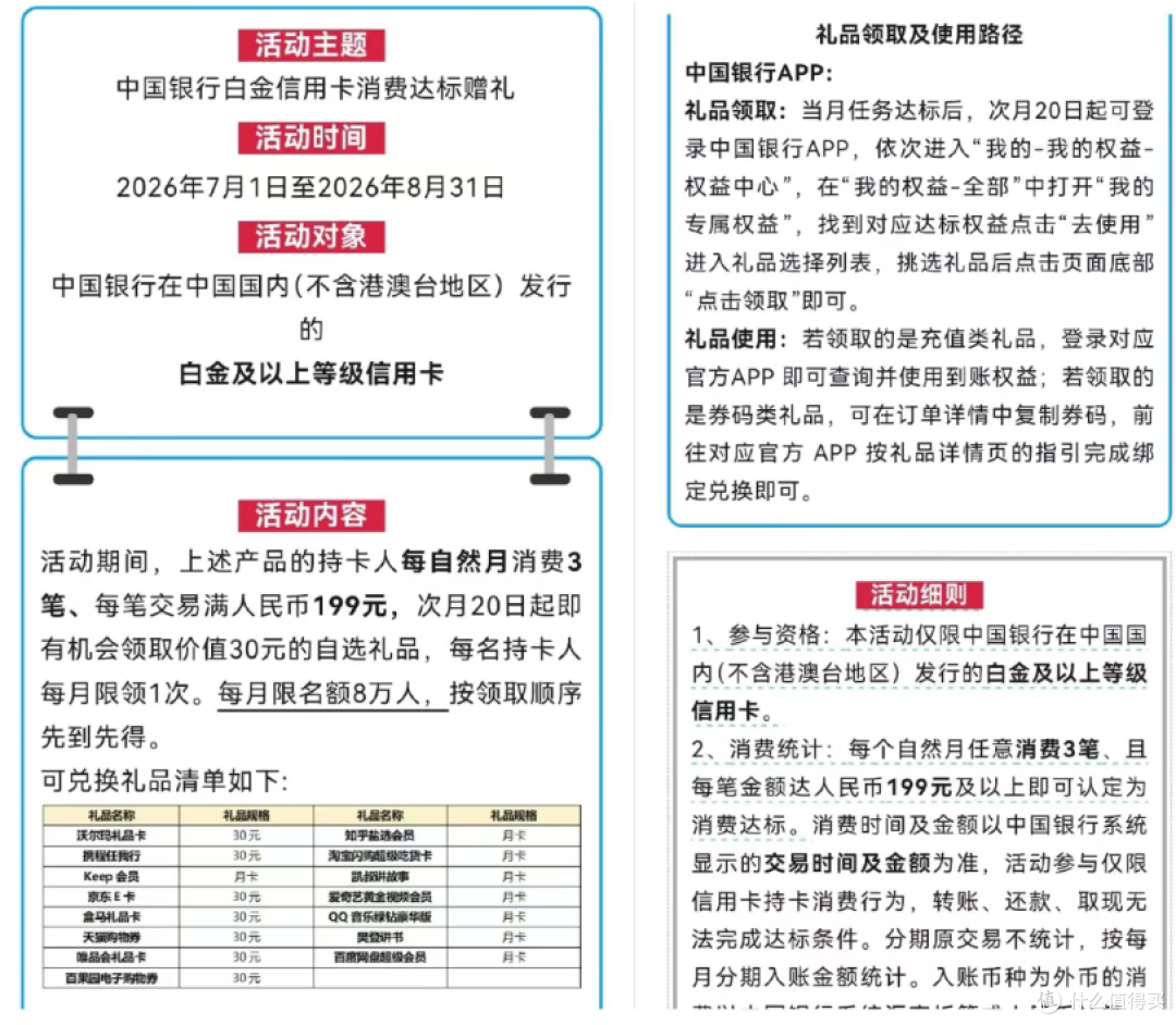 秒领20元!中行30元,浦发50元