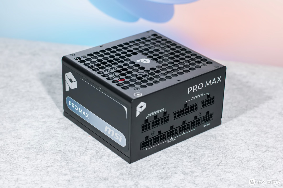 全桥架构白金效能,稳定高效,微星PRO MAX 1000P全模组电源实测