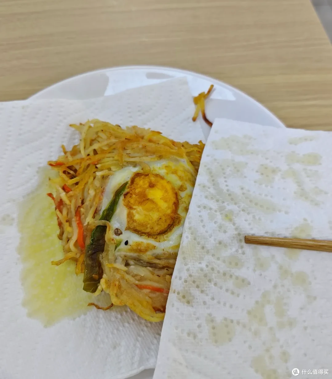 天又又又塌了！原来纸巾不能垫食物！