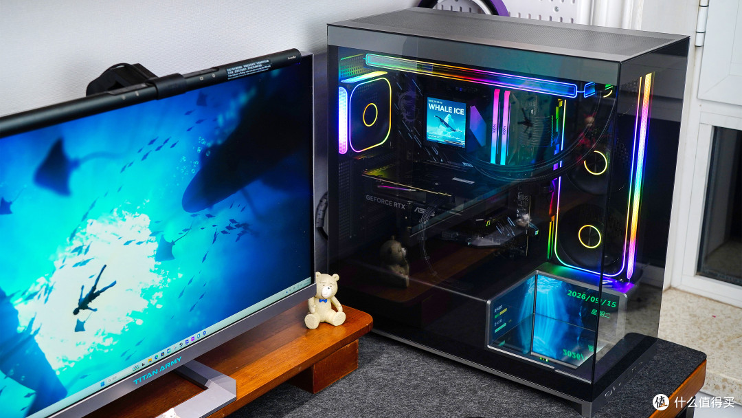 涨价时期的妥协:245k+5060Ti+双屏海景房机箱的装机方案