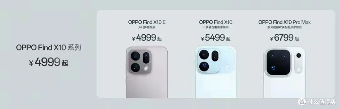 4999 起步,标准版下放双 2 亿?Find X10 系列到底该买哪台?