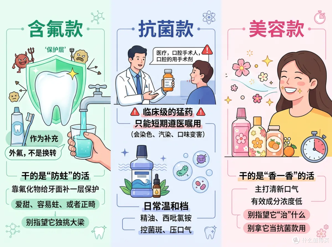 漱口水到底是“救命水”还是智商税?这几个坑,很多人都踩了