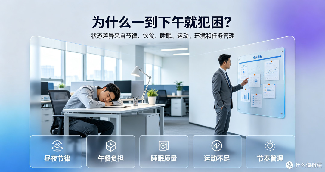 为什么有些人一到下午就犯困，有些人却能一直保持清醒