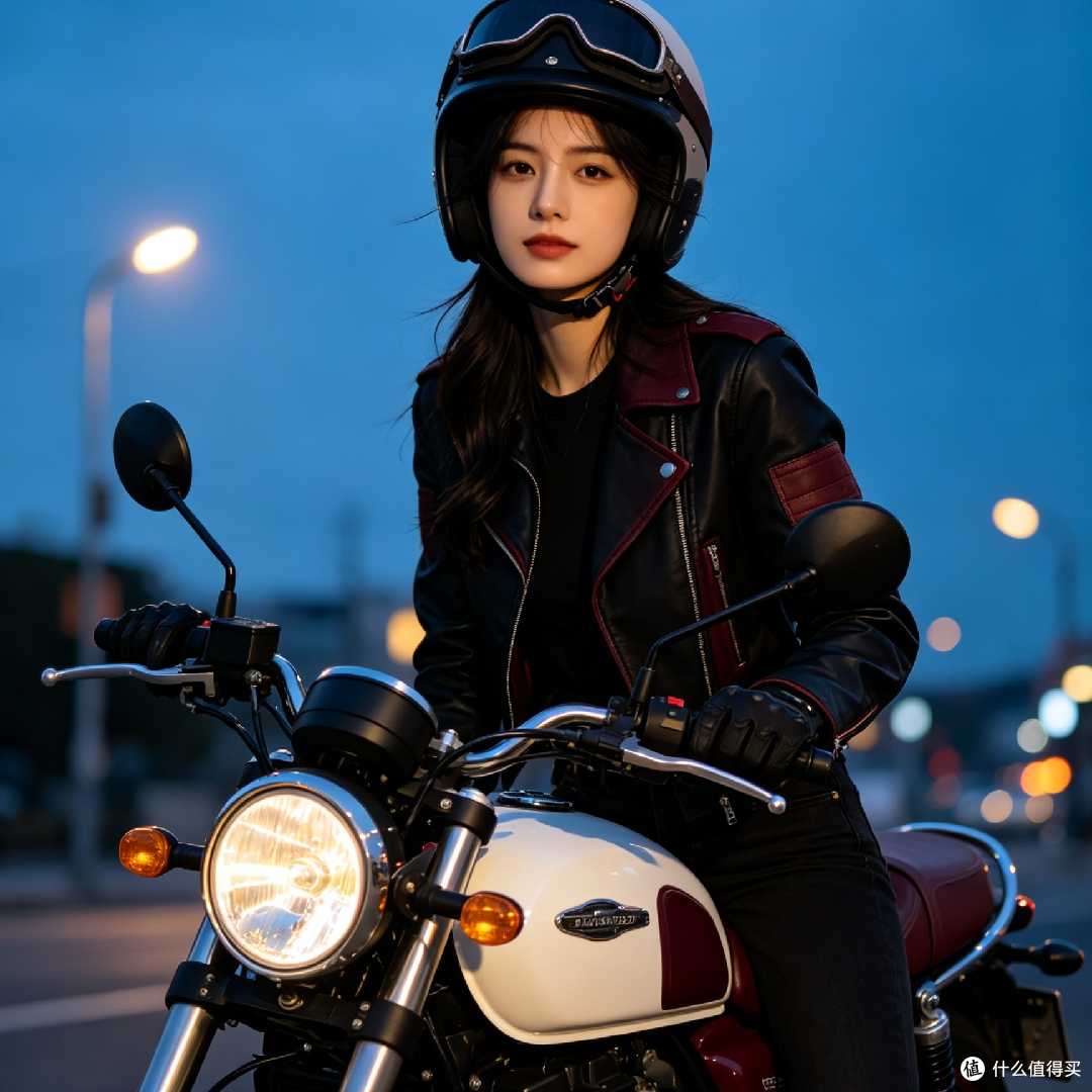 摩托车不是男士专属!女士机车张雪500F,又美又飒