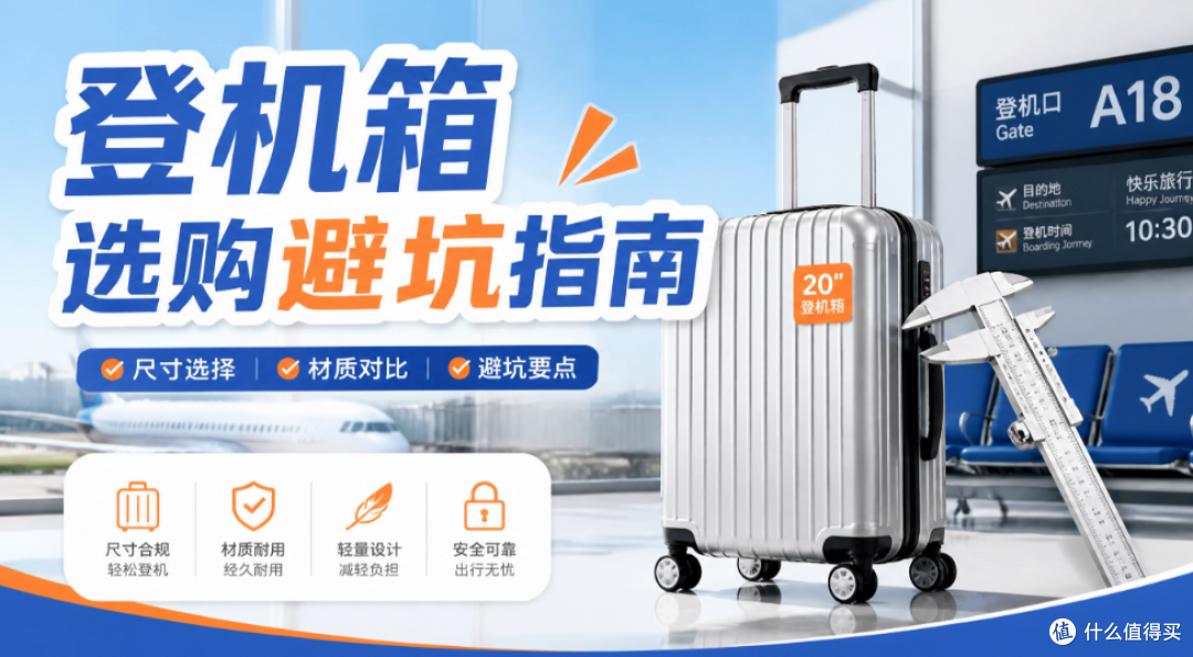 登机箱选购避坑指南:这4个话术坑,字越少坑越深