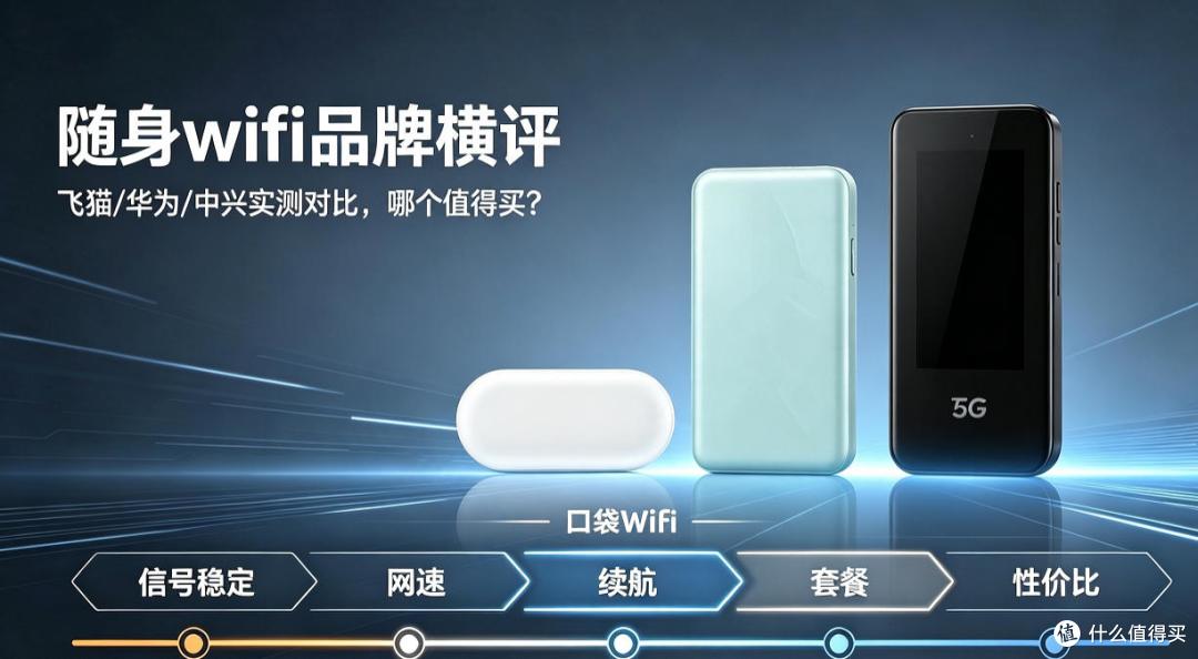 随身wifi品牌横评|飞猫/华为/中兴实测对比,哪个值得买?