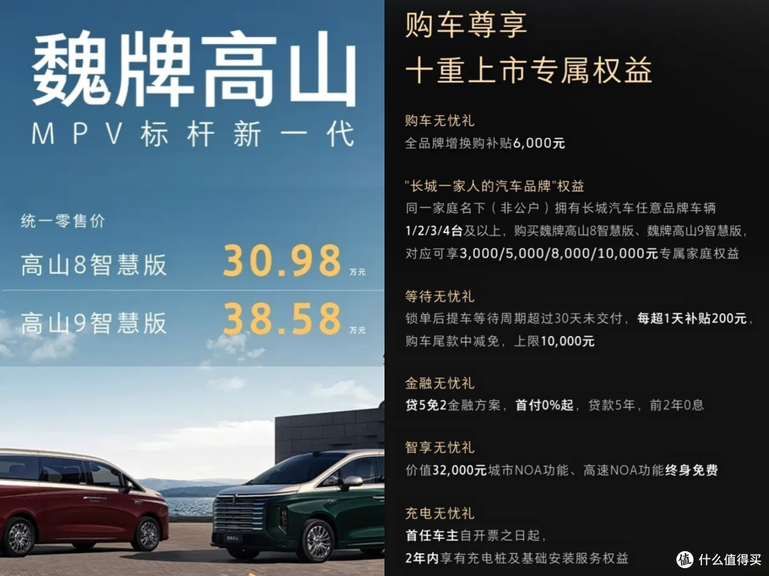 30.98万起魏牌高山智慧版上市，全新外观，智能拉满，三大件没变