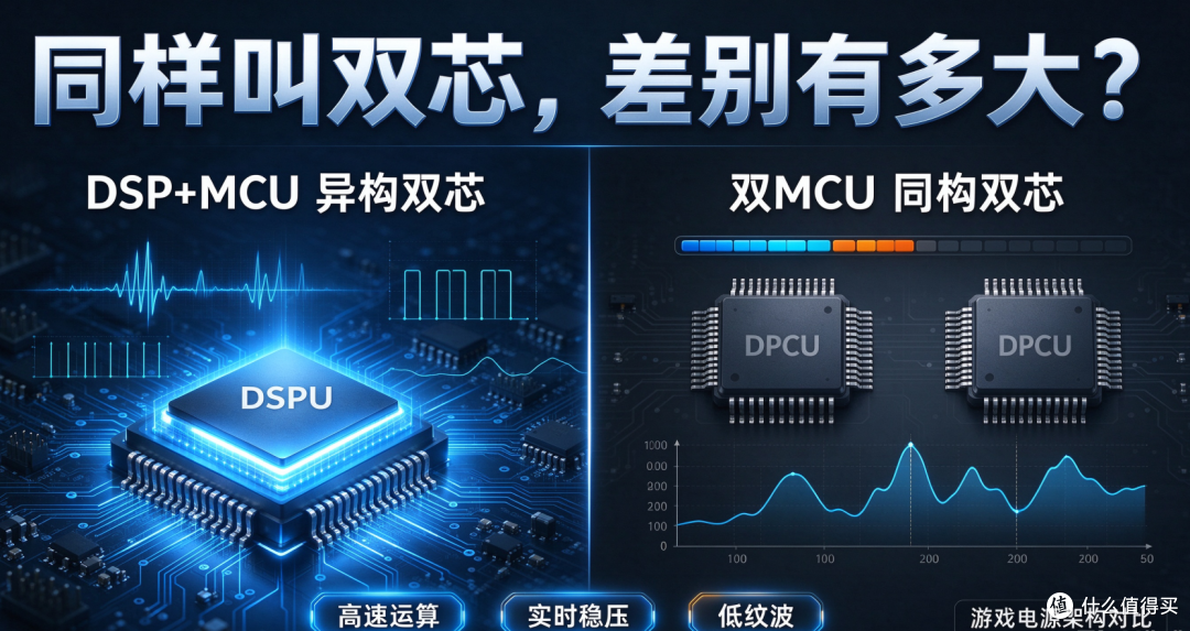 电源「双芯」是噱头吗?DSP+MCU双芯智脑 vs 双MCU,差别一次讲透