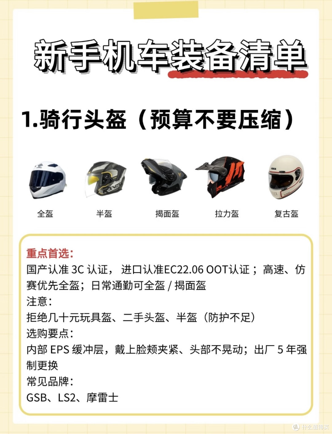 摩托装备水太深!新手照着买,少花一半冤枉钱