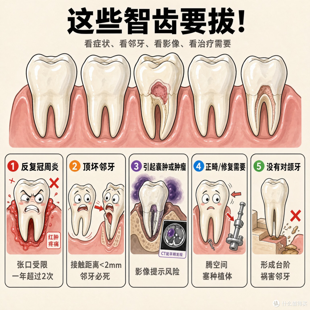 智齿不痛不用拔?我把牙医没空跟你说的,一次说清
