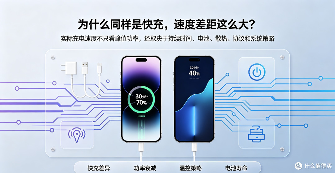 为什么同样是快充，不同手机充电速度差距这么大？
