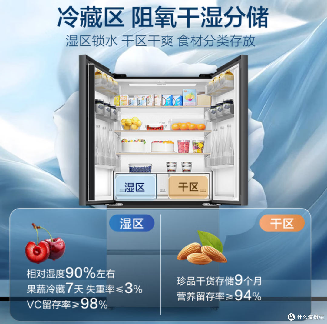 海尔617L超大容量冰箱，适合大家庭
