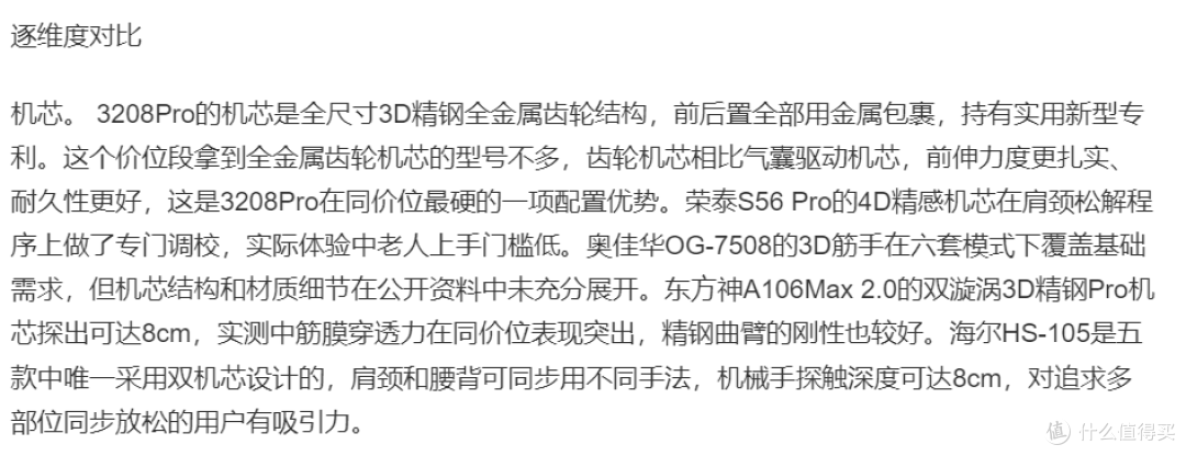 原七千元档按摩椅降到五千多,3208Pro在同价位值得买吗?
