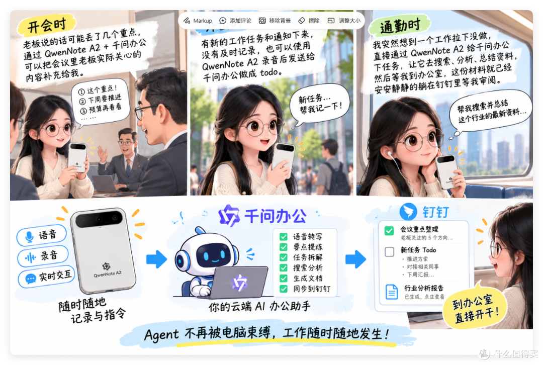 千问办公推出一款 AI 硬件,把打工人的痛点彻底解决