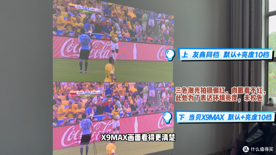 真实测评|当贝X9Max/Ultra亮度画质实测,高亮客厅首选投影?