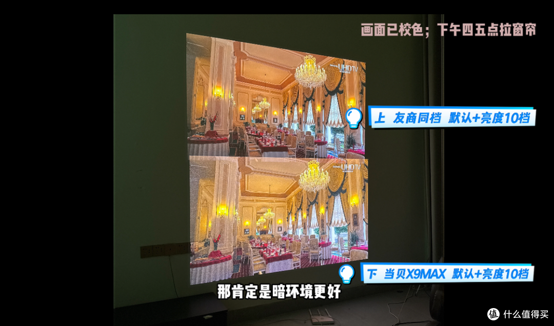 真实测评|当贝X9Max/Ultra亮度画质实测,高亮客厅首选投影?