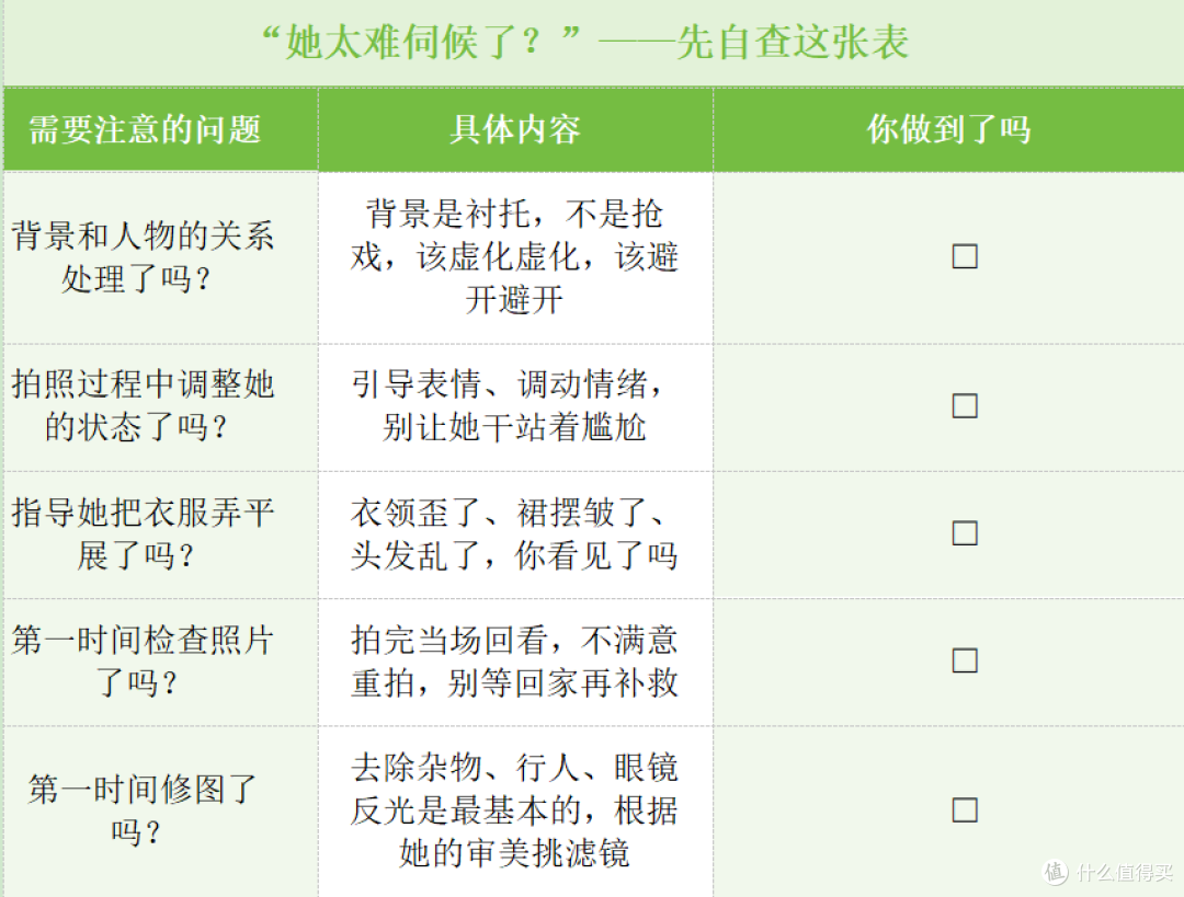 男人保命摄影指南:轻设备重技术,把老婆拍美的技巧