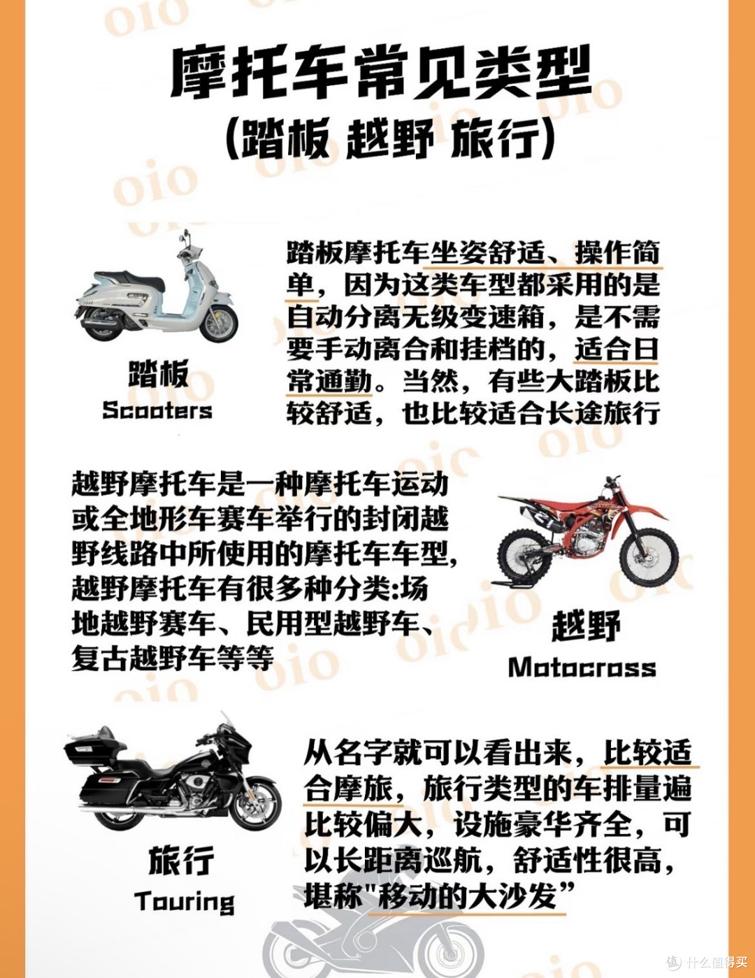 摩托车选型应基于实际用途