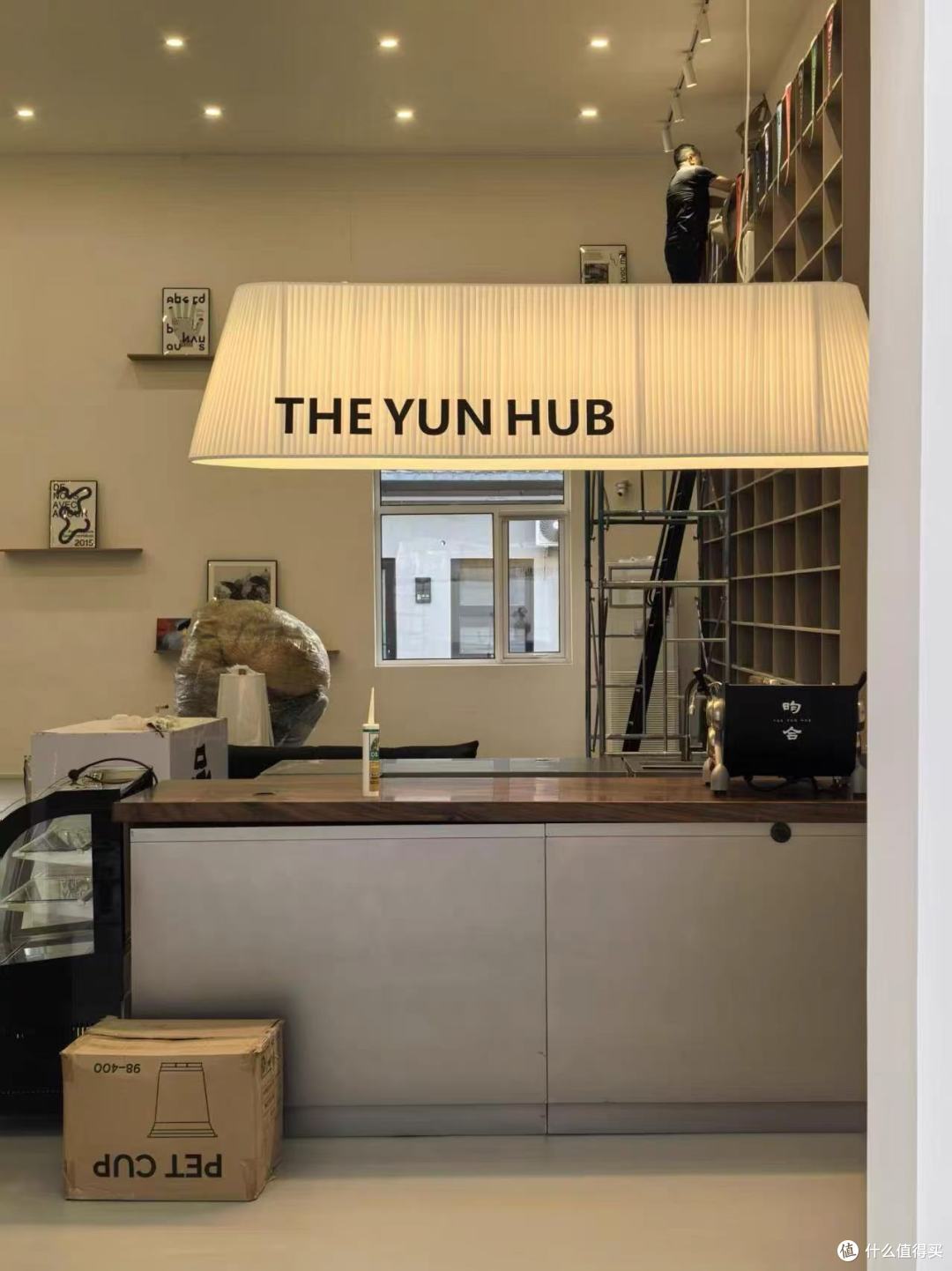 开店必看！吧台长条布艺吊灯