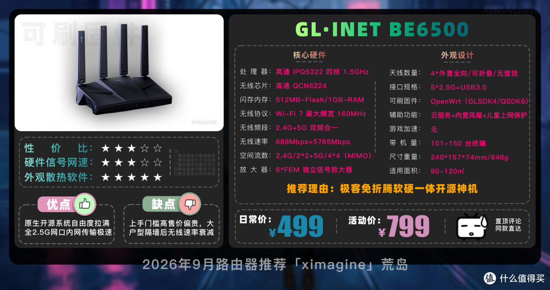 【26年9月路由器推荐清单】教父级Wi-Fi 7路由器选购指南！